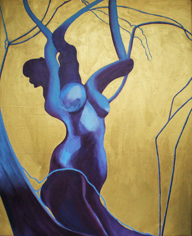 Mary Hrbacek - Gold Woman Entwined